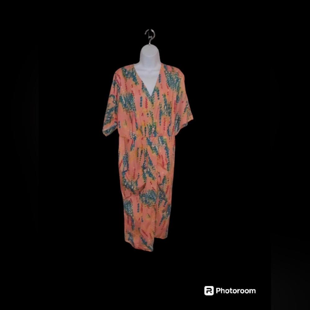 Women's Abstract Multi Color Dress
